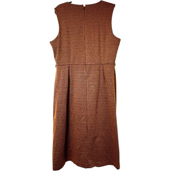 Calvin Klein Herringbone Knit Belted Midi Dress Size 16W NWOT - Picture 8 of 12